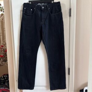 Eddie Bauer Men's Dark Wash Denim Jeans